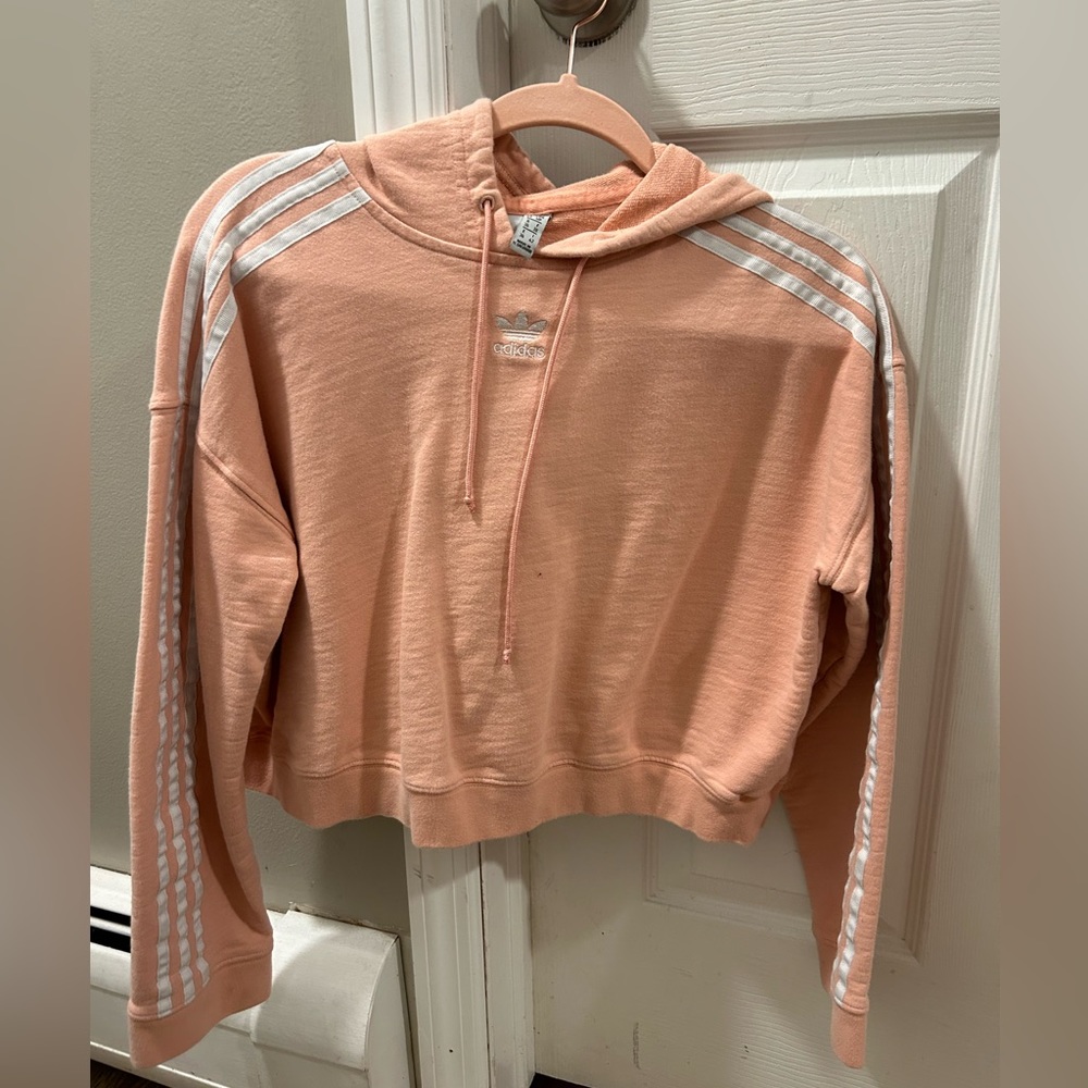 Cropped Adidas hoodie